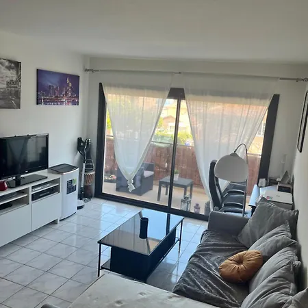 Grande Salon Climatisé Dans Partagé Avec Parking Devant La Antibes