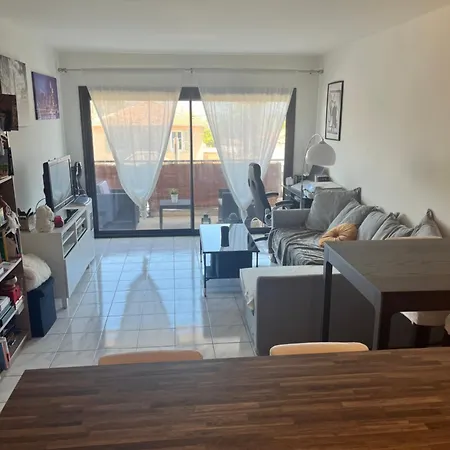 Apartment Agreable Salon,chambre Privatif Devant La Avec Parking