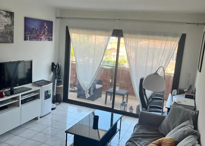 Grande Salon Climatise Dans Partage Avec Parking Devant La Antibes